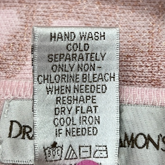 Draper’s & Damons Women’s Pullover Sweater XL Pink 3/4 Sleeves Beautiful EUC - Picture 6 of 8